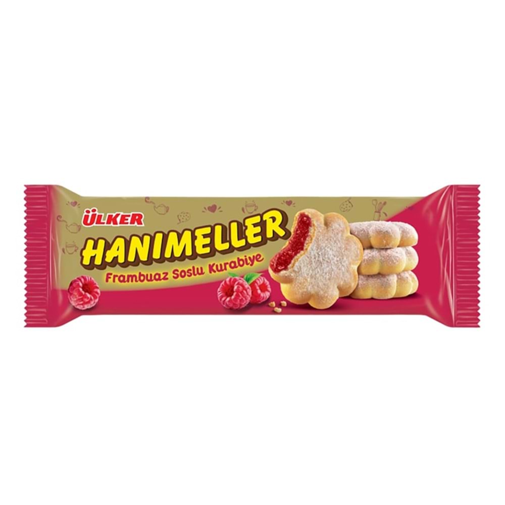 ÜLKER HANIMELLER FRAMBUAZLI KURABİYE 94 G