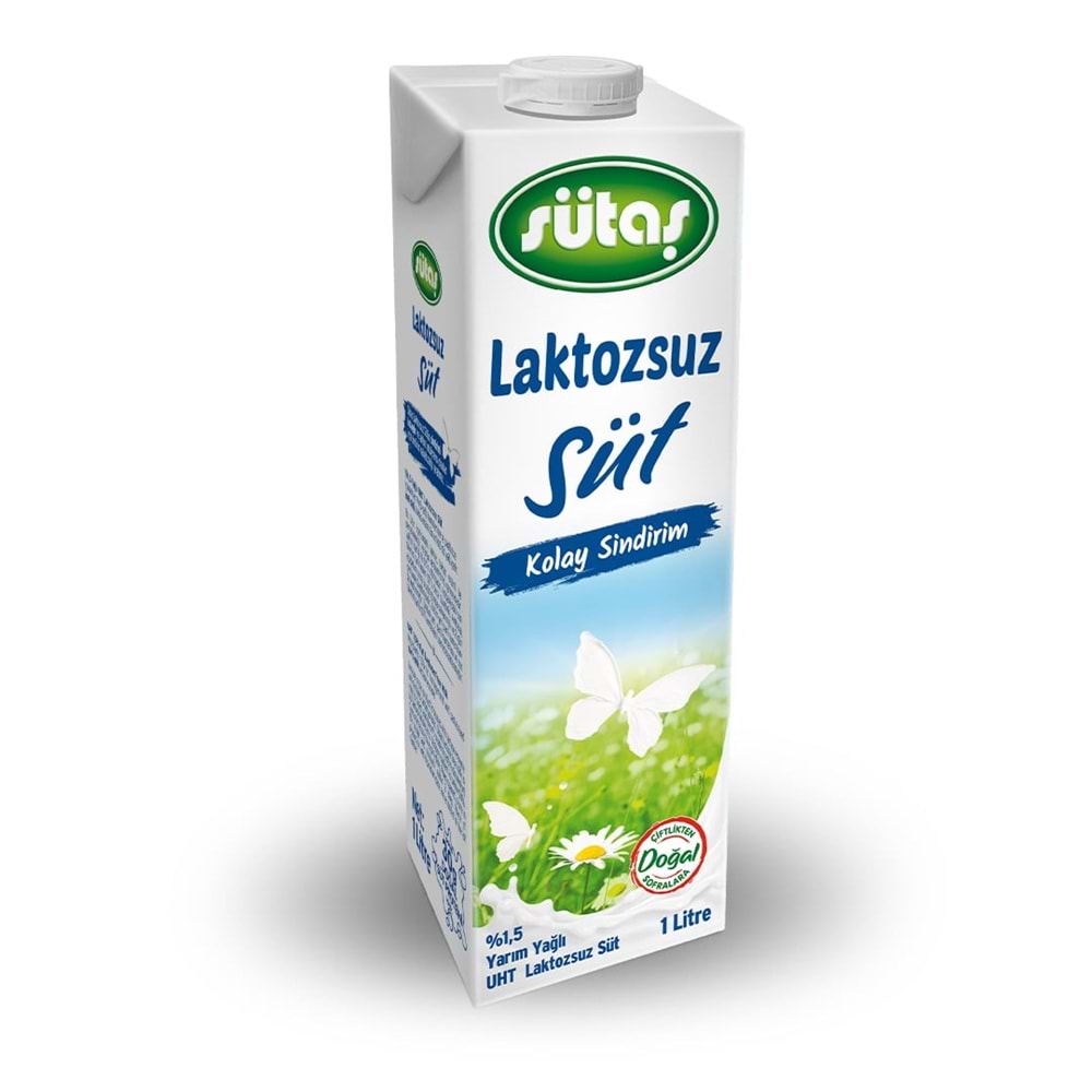 SÜTAŞ LAKTOZSUZ SÜT 1L