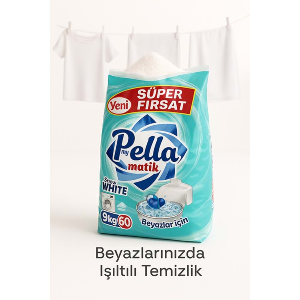 PELLA MATİK BEYAZLAR İÇİN 9KG