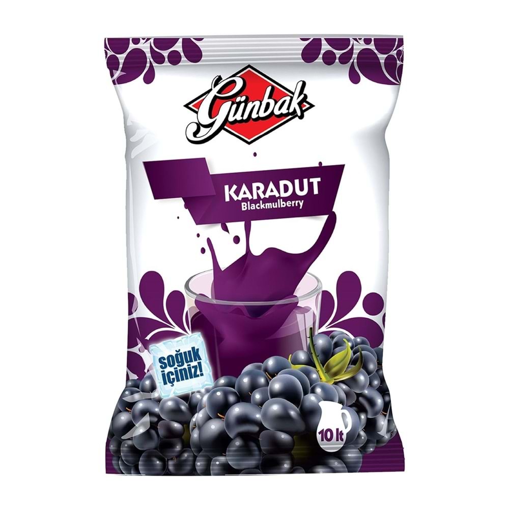 GÜNBAK KARADUT AROMALI TOZ İÇECEK 9G
