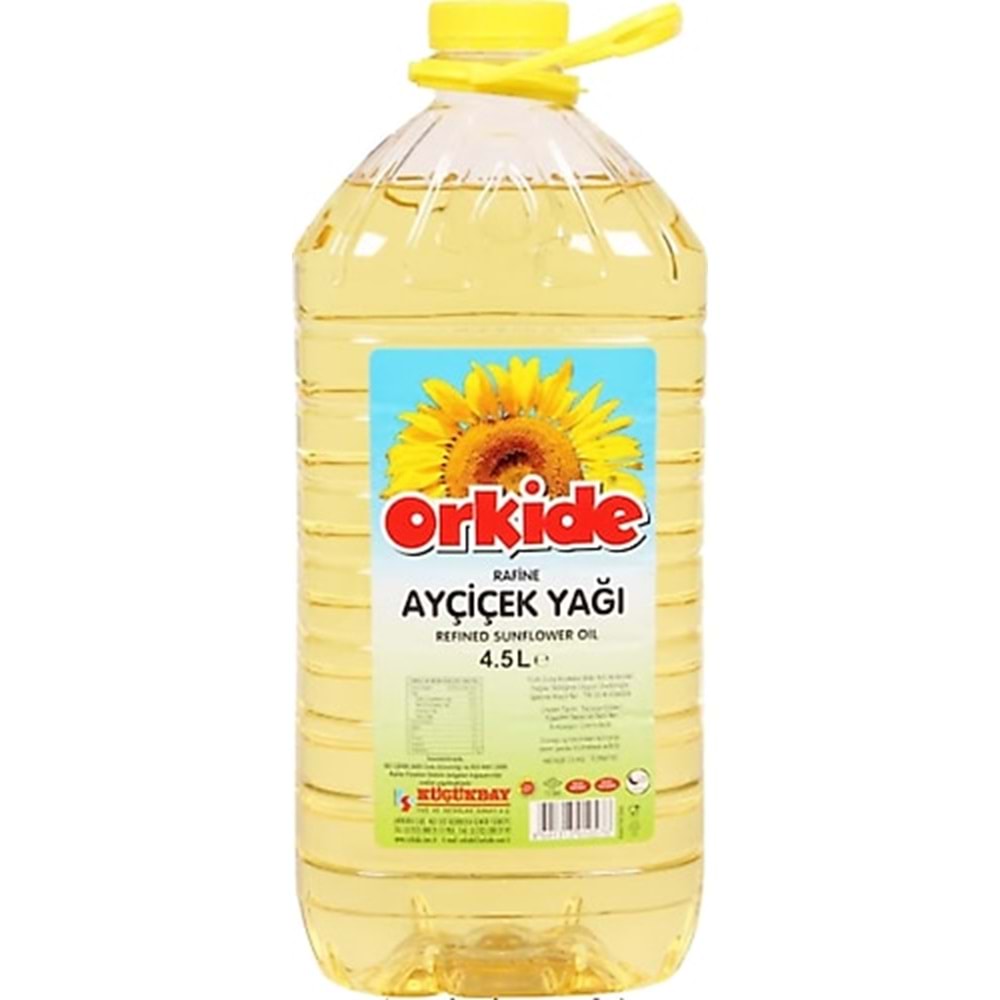 ORKİDE AYÇİÇEK YAĞI 4.5 L