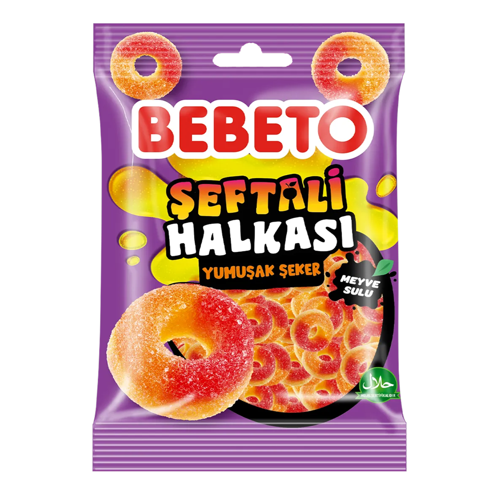 BEBETO ŞEFTALİ HALKASI 80G