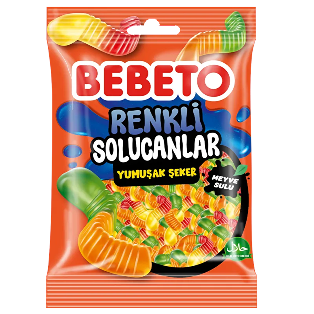 BEBETTO RENKLİ SOLUÇAN 80 GR