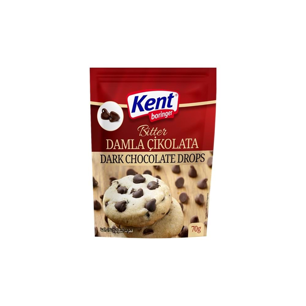 KENTON BİTTER DAMLA ÇİKOLATA 70G
