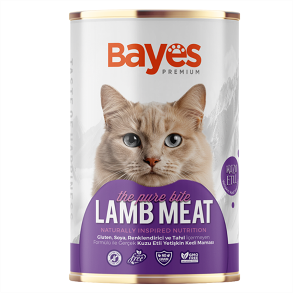 BAYES TAVUKLU KEDİ YAŞ MAMA 400G