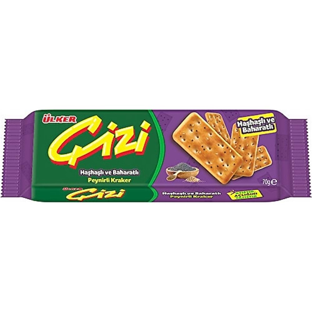 ÜLKER ÇİZİ HAŞHAŞ 70 GR