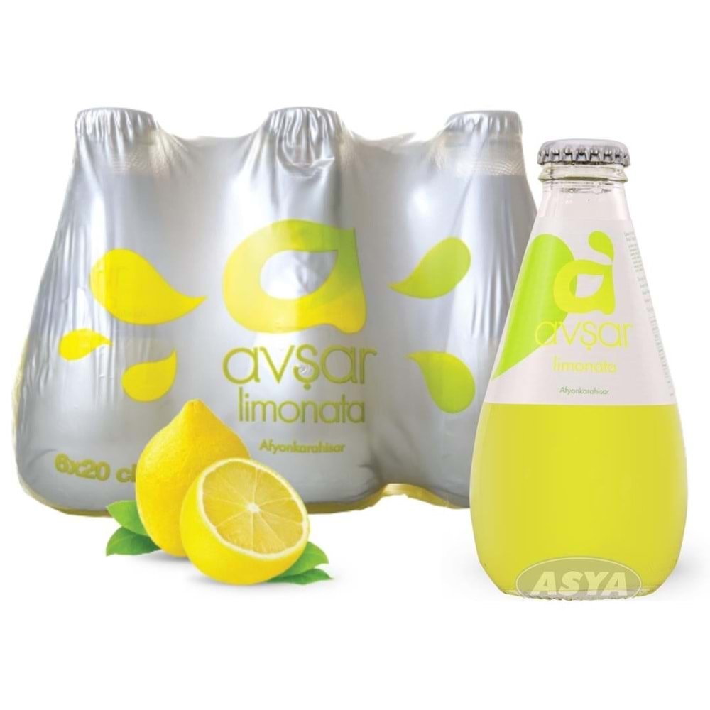 AVŞAR LİMONLU SODA 200ML 6LI