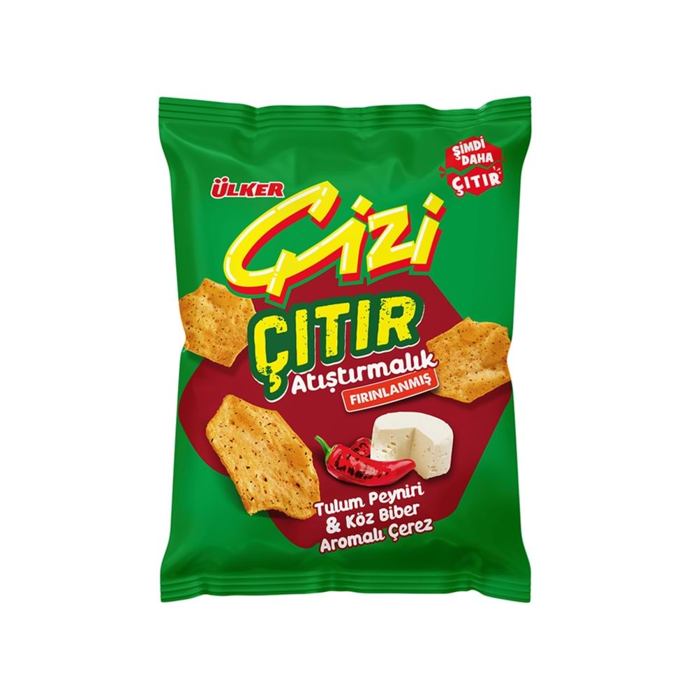 ÜLKER ÇİZİ ÇITIR TULUM VE KÖZ BİBER 50 GR