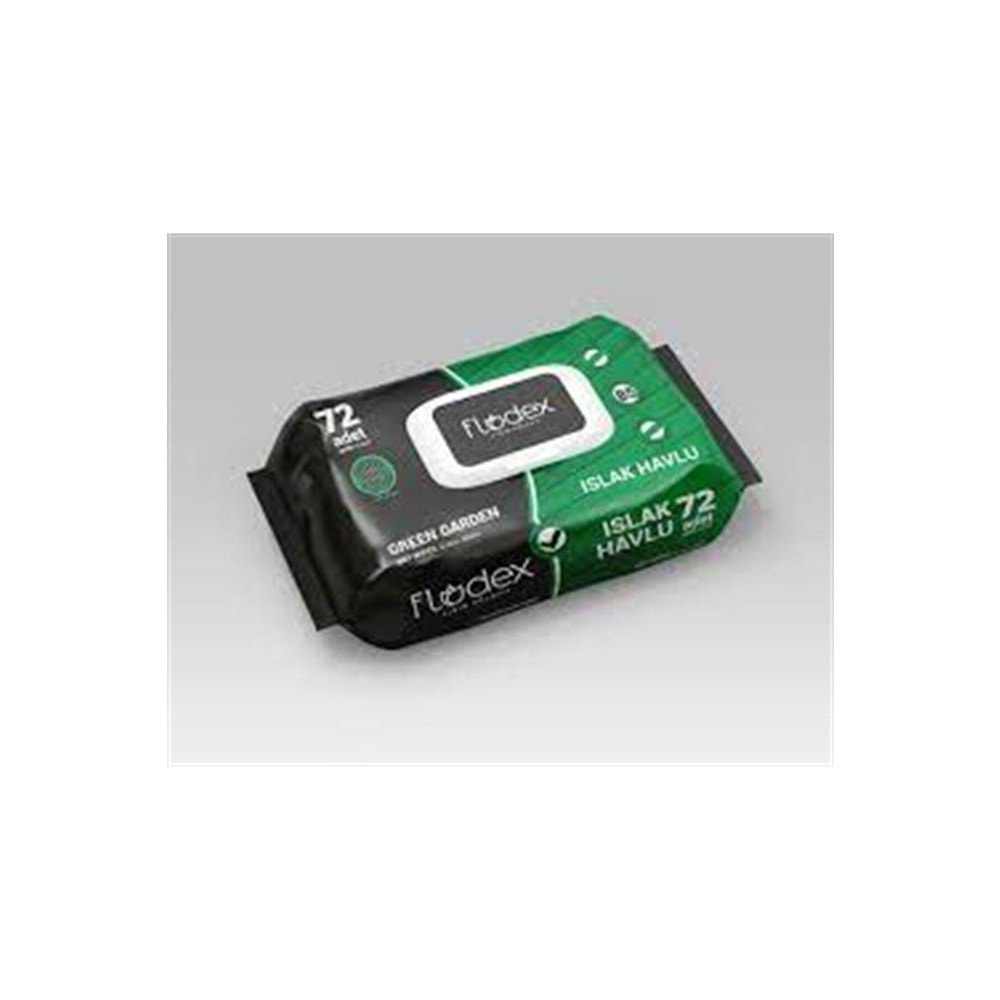 FLODEX ISLAK HAVLU GREEN GARDEN 72 Lİ