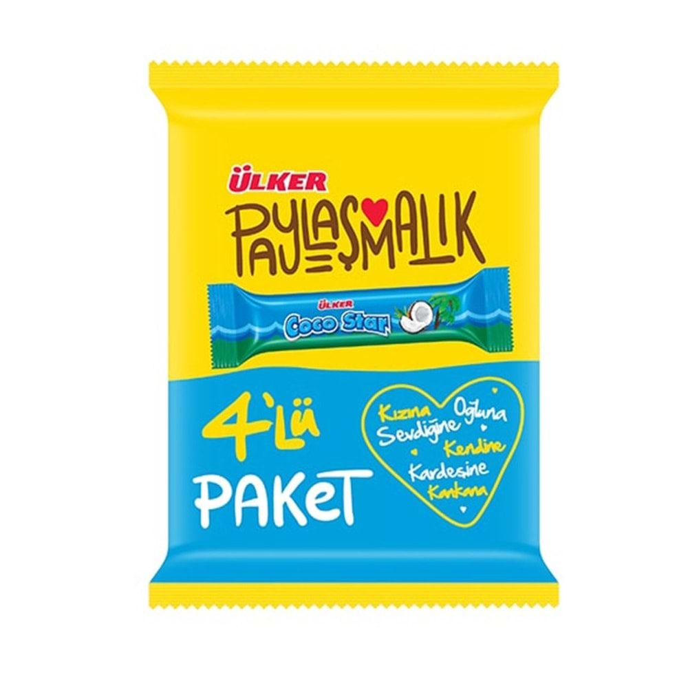 ÜLKER COCO STAR 4 LÜ PAKET 100G