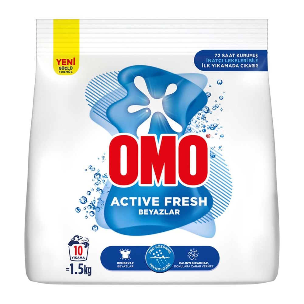 OMO ACTIVE FRESH 1.5 KG TOZ DETERJAN