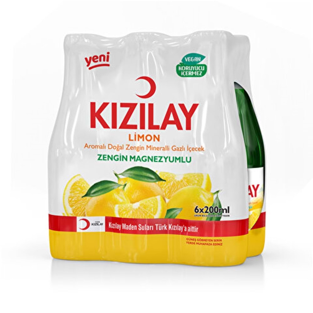 KIZILAY LİMONLU 6 LI SODA