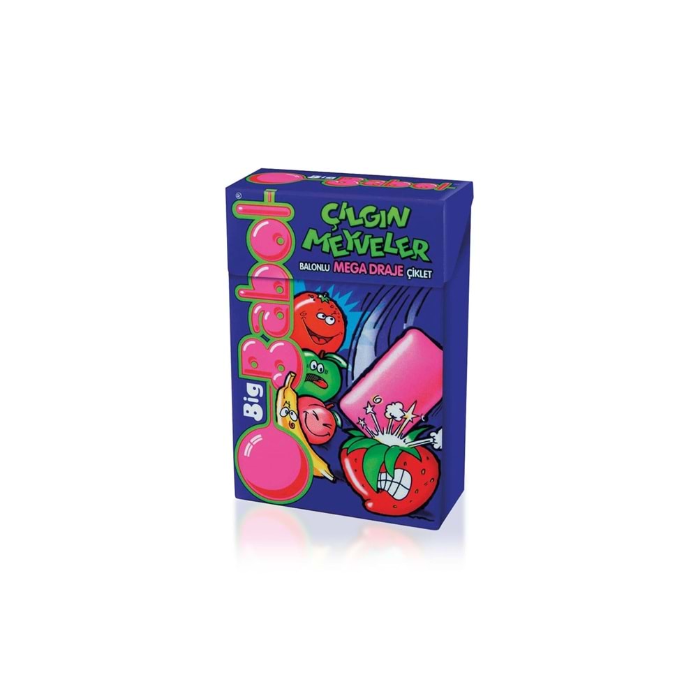 BIG BABOL CILGIN MEYVELER MEGA DRAJ SAKIZ36 G
