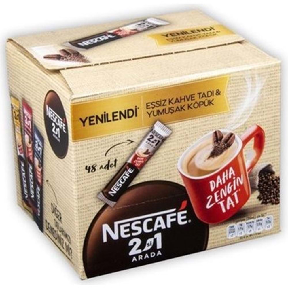 NESCAFE 2 Sİ 1 ARADA 48 ADET