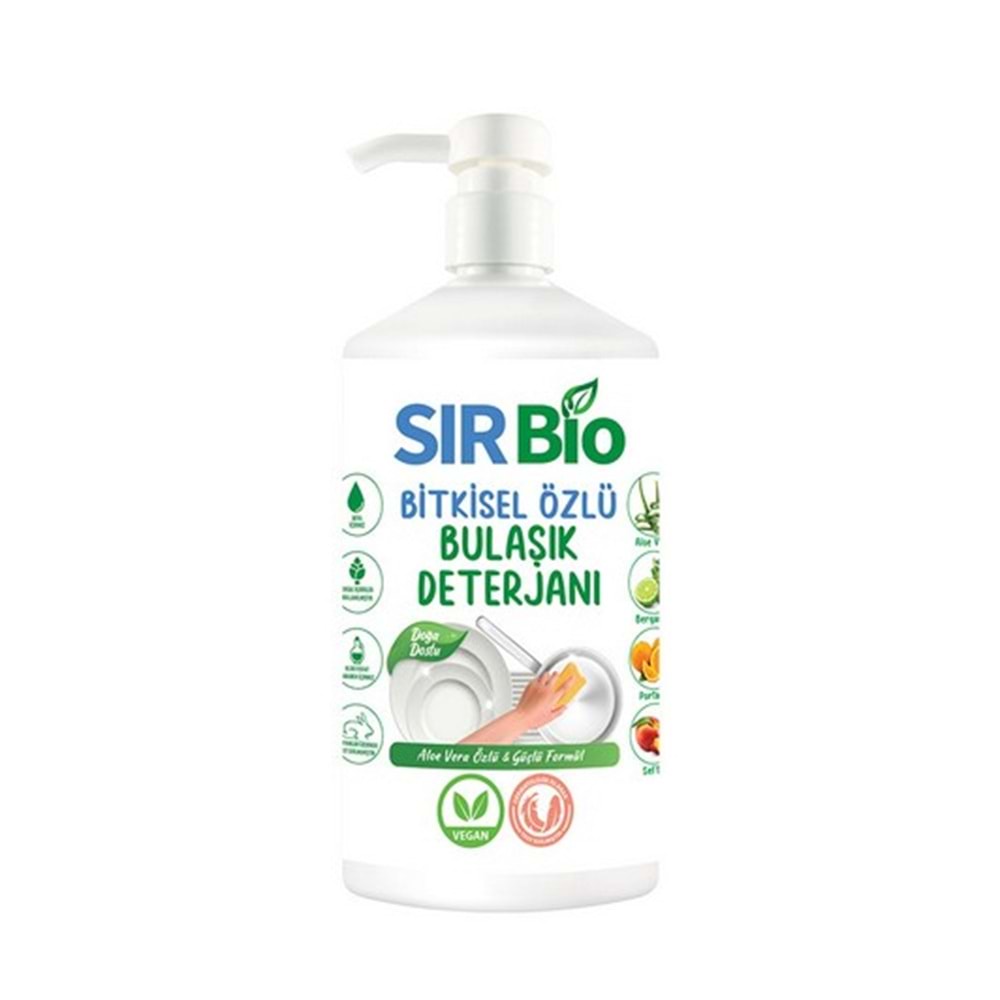 SIRBİO BİTKİSEL ÖZLÜ BULAŞIK DETERJANI 1000 ML