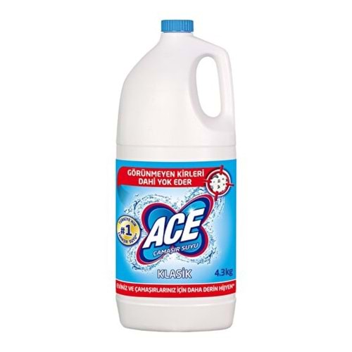 ACE EL VE MATİK ÇAMAŞIR SUYU ULTRA 4 L
