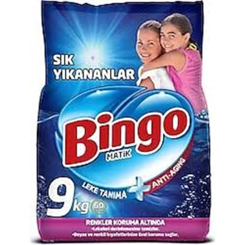 BİNGO SODA ETKİLİ ÇAMAŞIR DETERJANI TOZ 9 KG