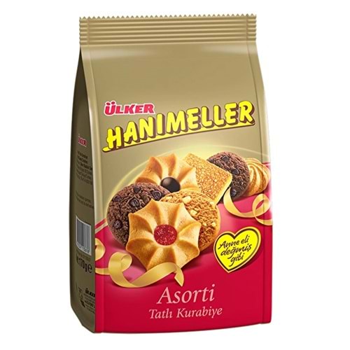 ÜLKER HANIMELLER ASORTİ BİSKÜVİ 150 G