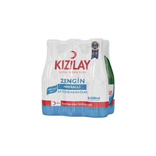 KIZILAY SADE MADEN SUYU 6*200 ML