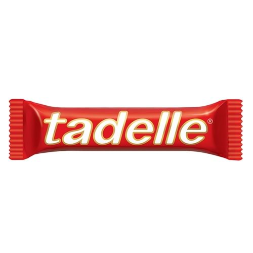 Tadelle Fındık Dolgulu Sütlü Çikolata 30 Gr, yoğun sütlü çikolata lezzetini kremamsı fındık dolgusu ile buluşturarak keyifli bir tatlı deneyimi sunuyor. Zengin aroması, yumuşak yapısı ve doyurucu tadıyla çikolata severlerin günün her anında severek t