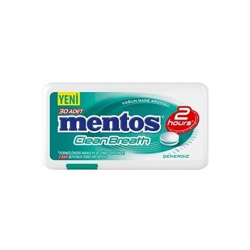 MENTOS CLEAN BREATH YOĞUN NANE 21 G
