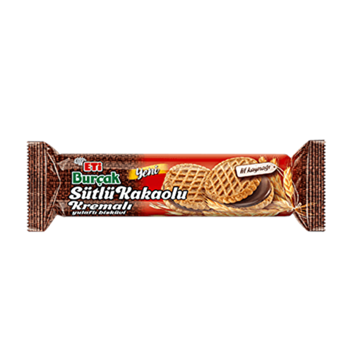 ETİ BURÇAK SÜTLÜ KAKAO KREMALI BİS 100 G