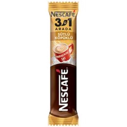 NESCAFE 3 Ü 1 ARADA SÜTLÜ KÖPÜKLÜ 18 G