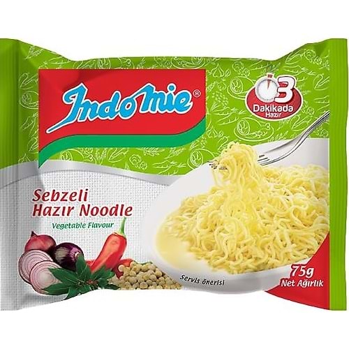 İNDOMİE SEBZE AROMALI PAKET 75 G
