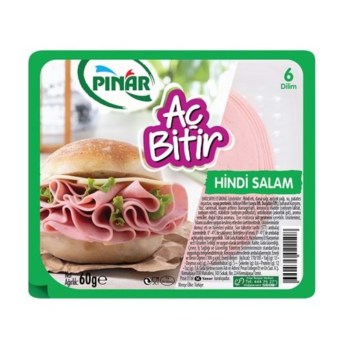 PINAR AÇ BİTİR HİNDİ SALAM 60 GR 1 X