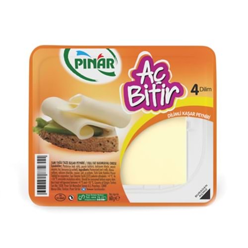 PINAR AÇ BİTİR KAŞAR DİLİMLİ 60 GR