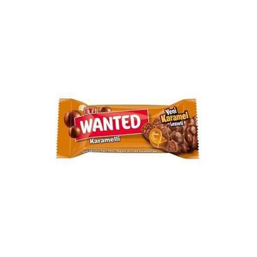ETİ WANTED KARAMELLİ ÇİKOLATA 22 G