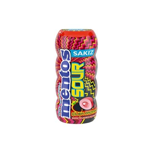 MENTOS SOUR GUM ÇİLEKLİ