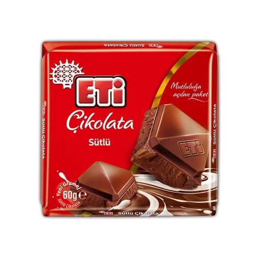 ETİ SÜTLÜ ÇİKOLATA 60G