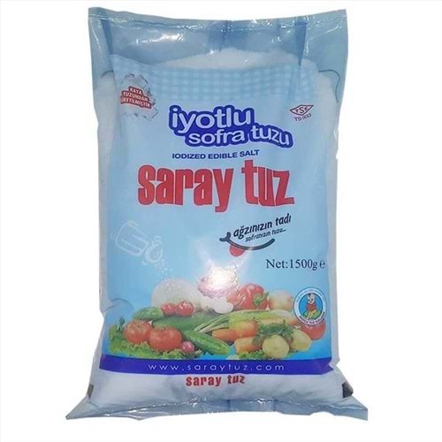 SARAY İYOTLU TUZ 1,5 KG