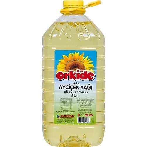 ORKİDE RAFİNE AYÇİÇEK YAĞI 5L