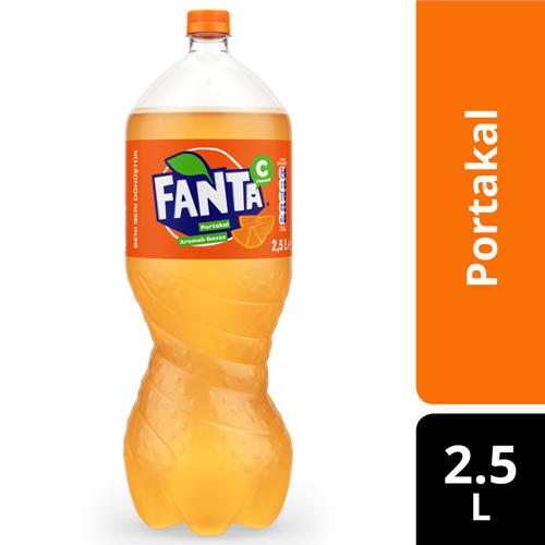 FANTA PORTAKAL PET 2,5 L