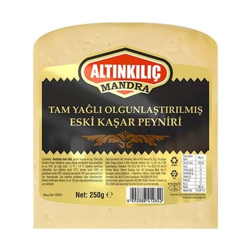 ALTINKILIÇ MANDIRA ESKİ KAŞAR PEYNİRİ 250 GR