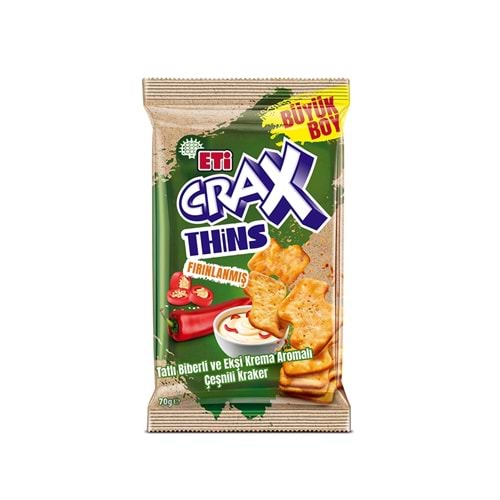 ETİ CRAX TATLI BİBER EKŞİ KREMA 70 GR