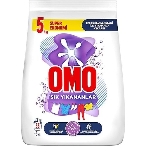 OMO MATİK SIK YIKANANLAR 5 KG