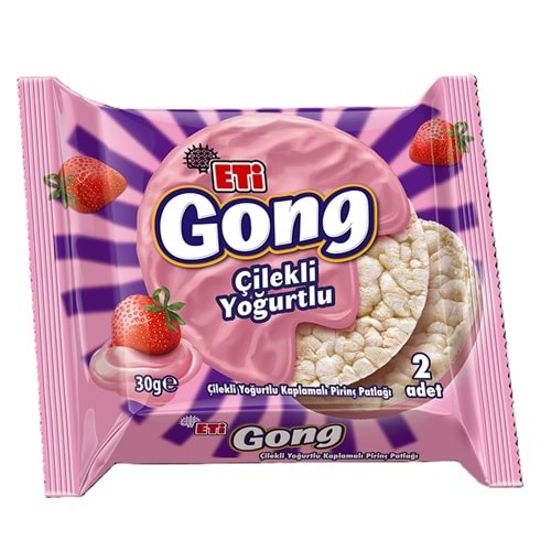 ETİ GONG ÇİLEKLİ YOĞURT 30 GR