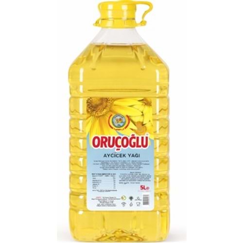 ORUÇOĞLU AYÇİÇEĞİ 5 L