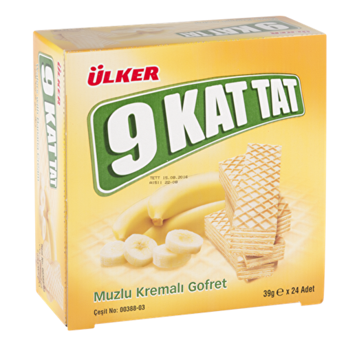 ÜLKER 9 KAT MUZ AROMALI LÜKS GOFRET 39 G