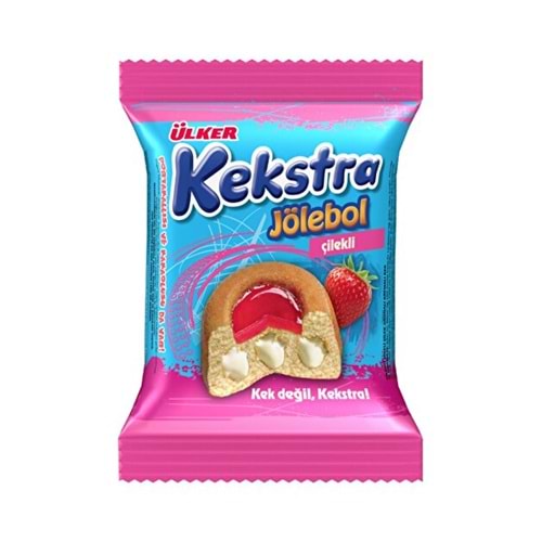 ÜLKER KEKSTRA JÖLEBOL ÇİLEKLİ KEK 40 G