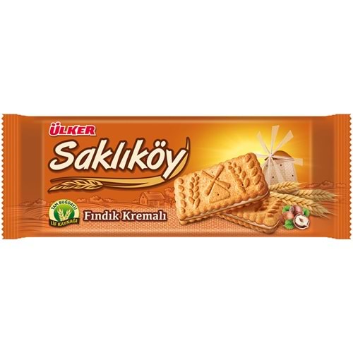 ÜLKER SAKLIKÖY FINDIK KREMALI BİSK 100 G