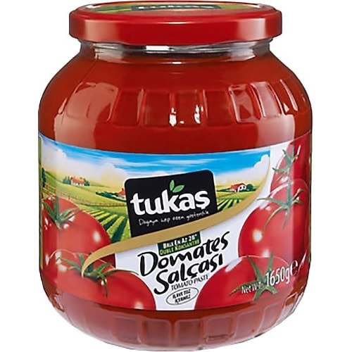 TUKAŞ DOMATES SALÇASI CAM 1650 GR