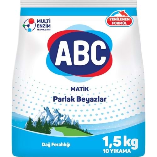 ABC TOZ ÇAMAŞIR DETERJANI 1,5 KG