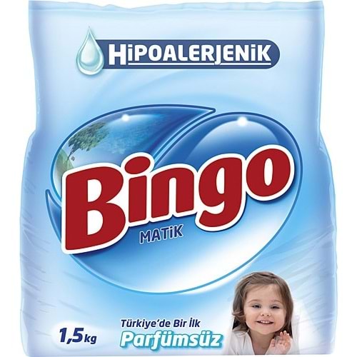 BİNGO MATİK PARFÜMSÜZ 1, 5KG