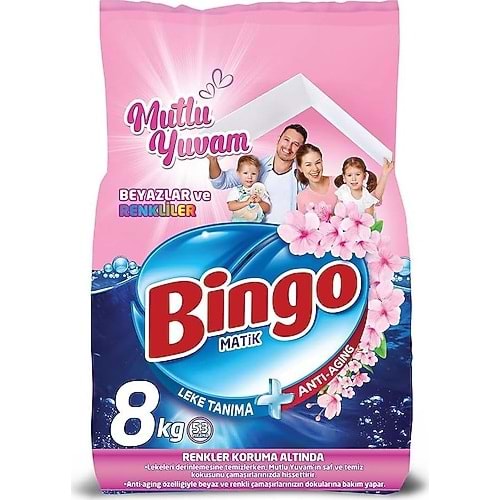 BİNGO MATİK MUTLU YUVAM 8 KG