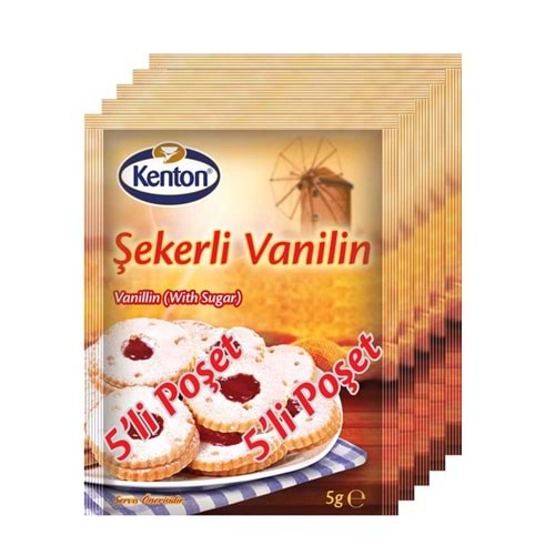 KENTON ŞEKERLİ VANİLİN 5GR