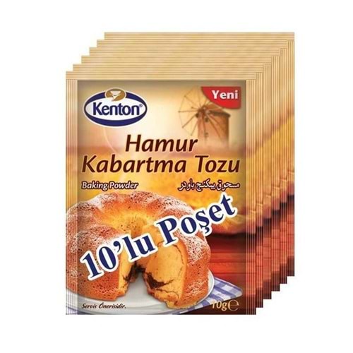 KENTON HAMUR KABARTMA TOZU 10'LU 1 X